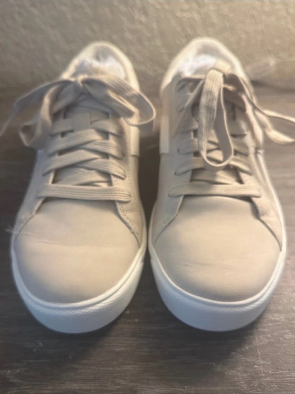 Ryka Women's Lace-Up Sneakers in Light Beige